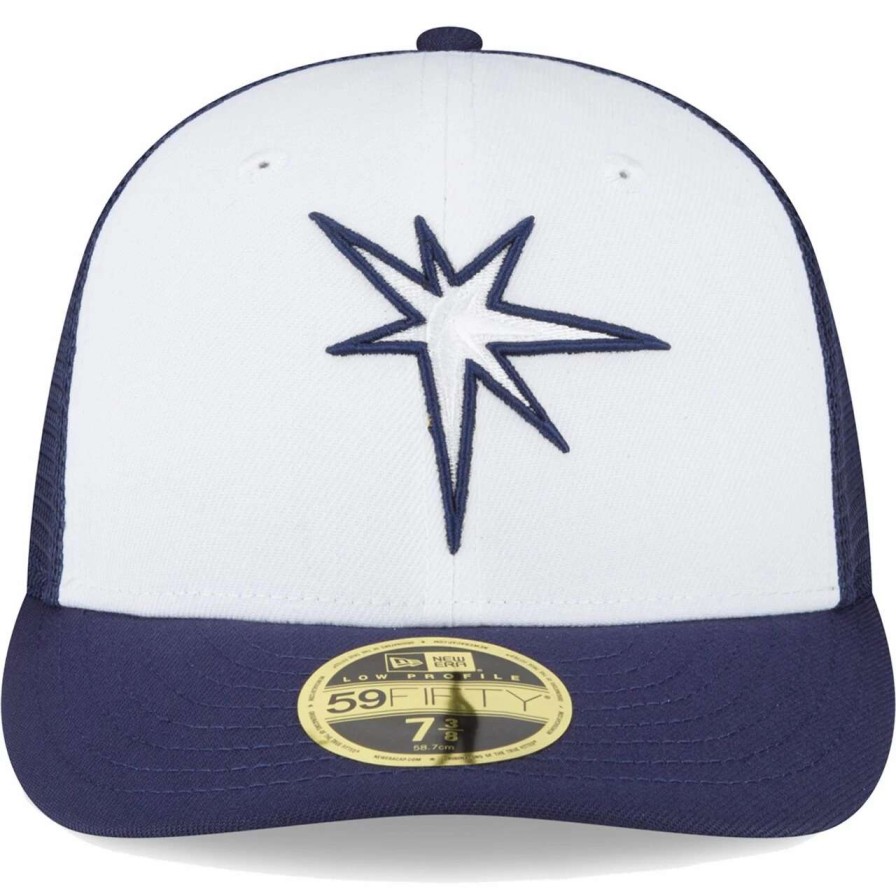 Team * | Men'S Tampa Bay Rays New Era Navy/White 2023 On-Field Batting Practice Low Profile 59Fifty Fitted Hat