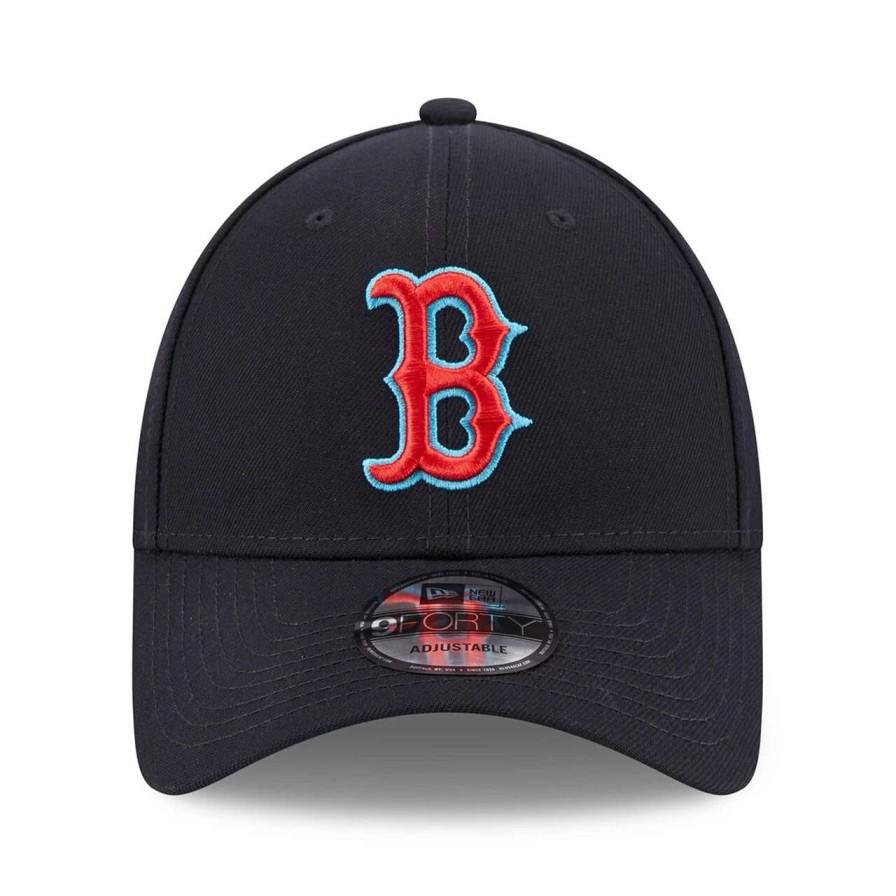 Team * | Men'S Boston Red Sox New Era Navy 2023 Mlb Father'S Day 9Forty Adjustable Hat