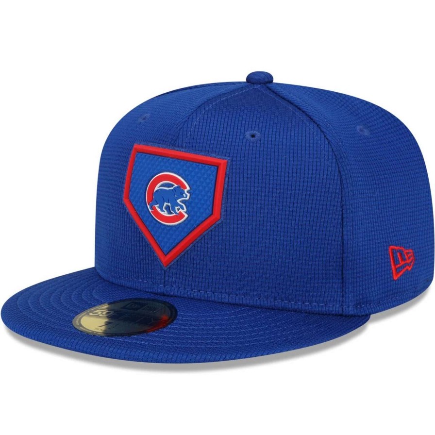 Team * | Men'S Chicago Cubs New Era Royal 2022 Clubhouse 59Fifty Fitted Hat