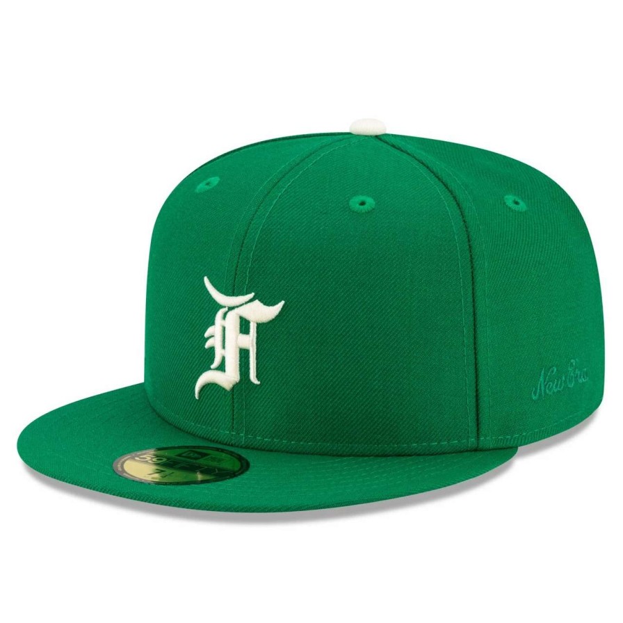 Team * | Men'S Mlb New Era Kelly Green Fear Of God Essentials 59Fifty Fitted Hat