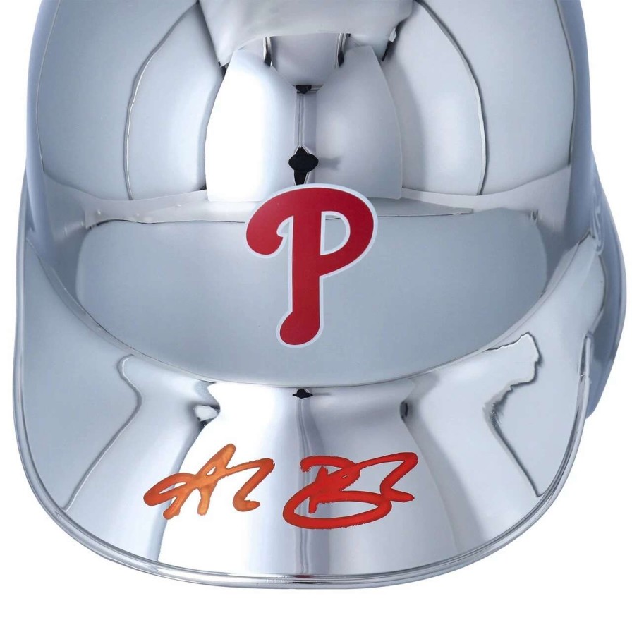 Collectibles & Memorabilia * | Autographed Philadelphia Phillies Alec Bohm Fanatics Authentic Rawlings Chrome Mini Batting Helmet