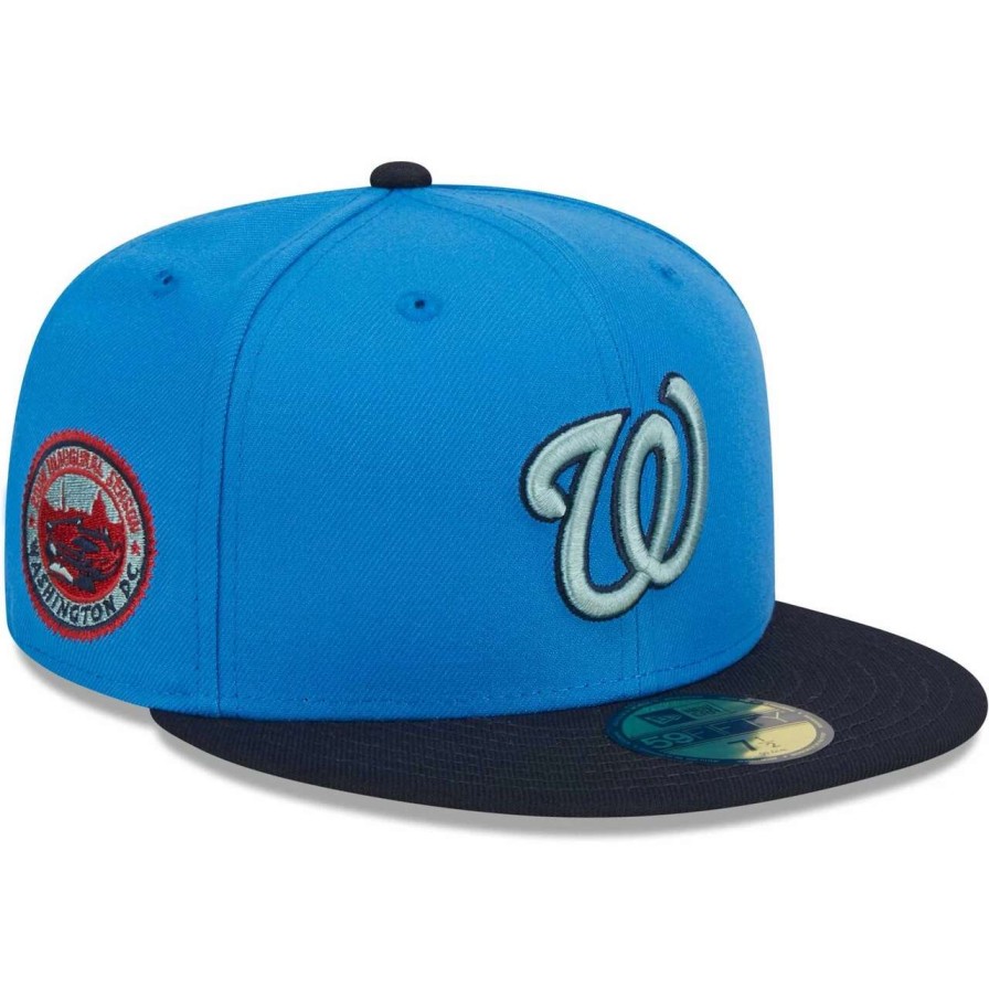 Team * | Men'S Washington Nationals New Era Royal 59Fifty Fitted Hat