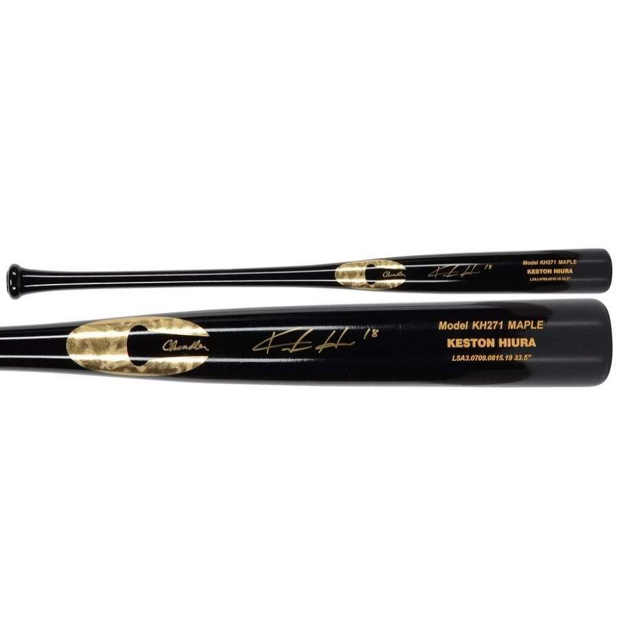 Collectibles & Memorabilia * | Autographed Milwaukee Brewers Keston Hiura Fanatics Authentic Black Chandler Game Model Bat