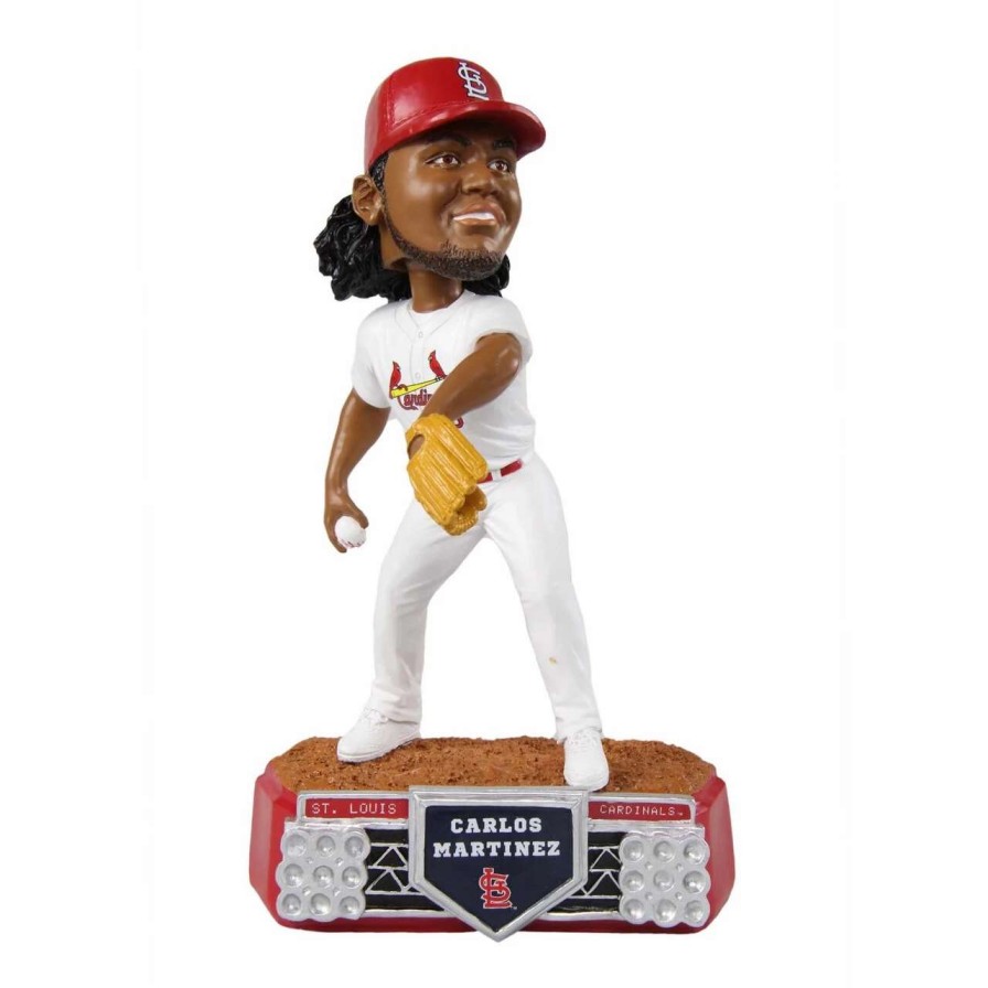 Collectibles & Memorabilia * | Foco St. Louis Cardinals Carlos Martinez Stadium Lights Bobblehead