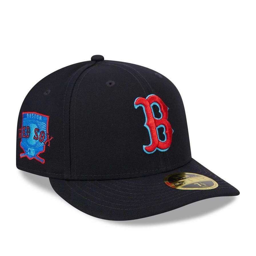 Team * | Men'S Boston Red Sox New Era Navy 2023 Mlb Father'S Day Low Profile 59Fifty Fitted Hat