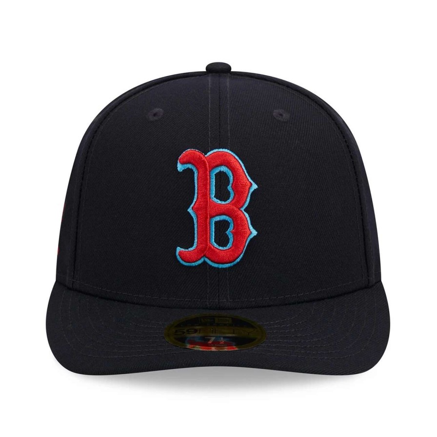 Team * | Men'S Boston Red Sox New Era Navy 2023 Mlb Father'S Day Low Profile 59Fifty Fitted Hat