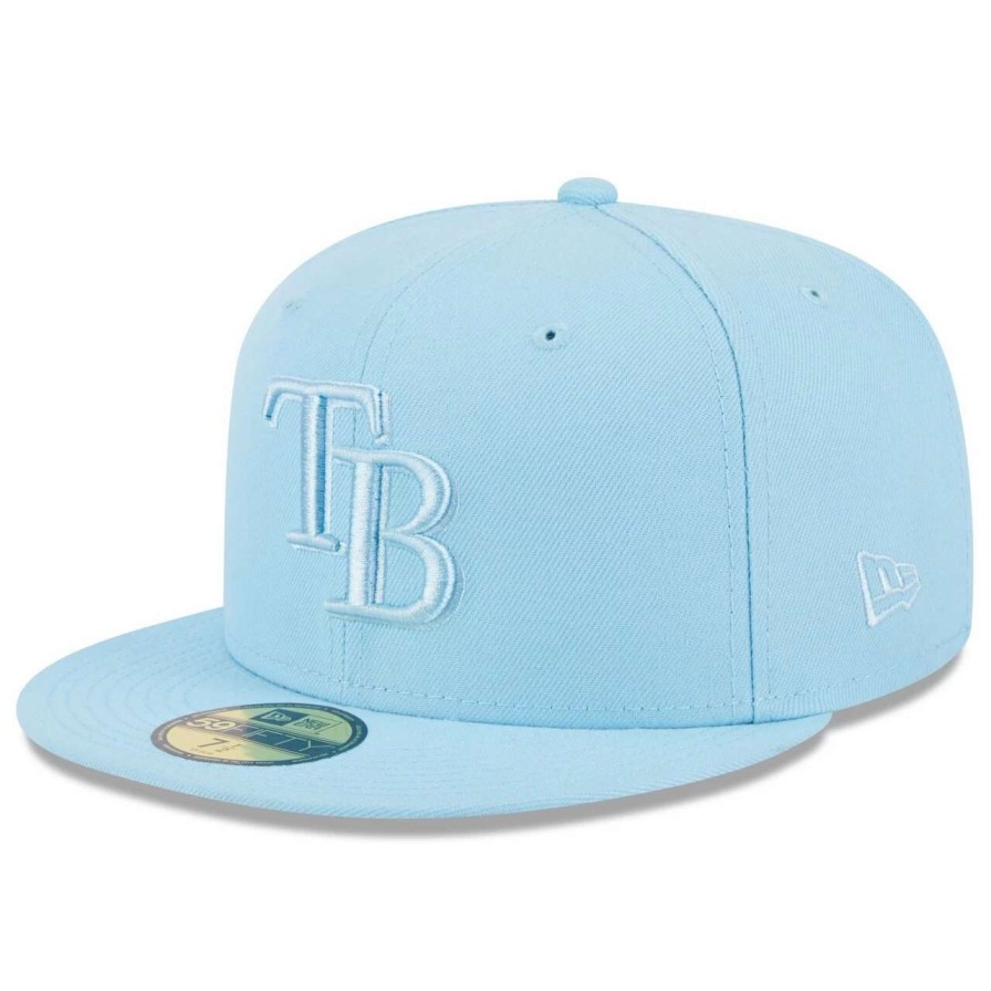 Team * | Men'S Tampa Bay Rays New Era Light Blue 2023 Spring Color Basic 59Fifty Fitted Hat