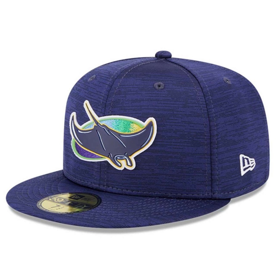 Team * | Men'S Tampa Bay Rays New Era Navy 2023 Clubhouse 59Fifty Fitted Hat