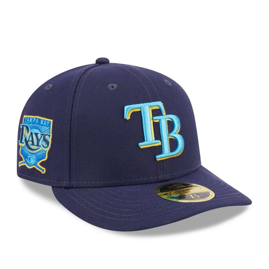 Team * | Men'S Tampa Bay Rays New Era Navy 2023 Mlb Father'S Day Low Profile 59Fifty Fitted Hat