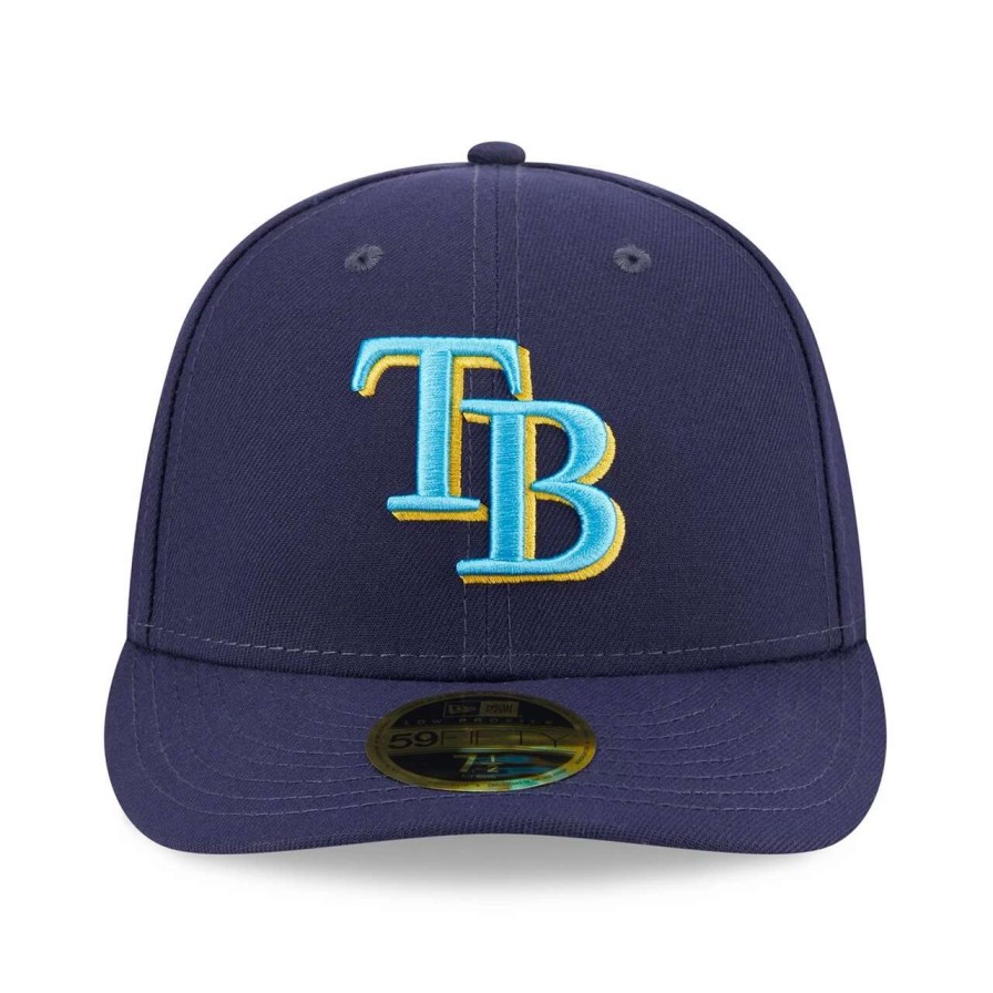 Team * | Men'S Tampa Bay Rays New Era Navy 2023 Mlb Father'S Day Low Profile 59Fifty Fitted Hat