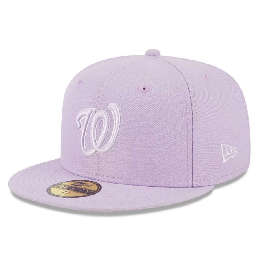 Team * | Men'S Washington Nationals New Era Lavender 2023 Spring Color Basic 59Fifty Fitted Hat