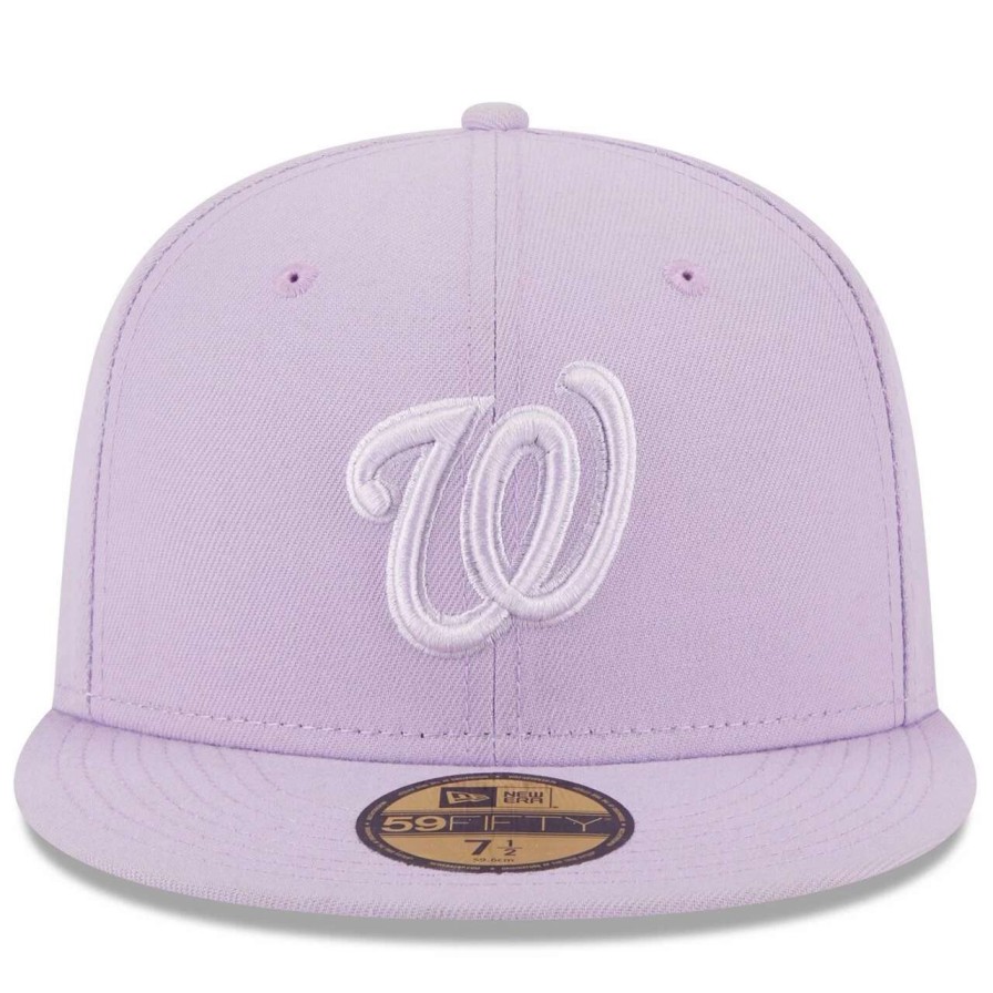 Team * | Men'S Washington Nationals New Era Lavender 2023 Spring Color Basic 59Fifty Fitted Hat