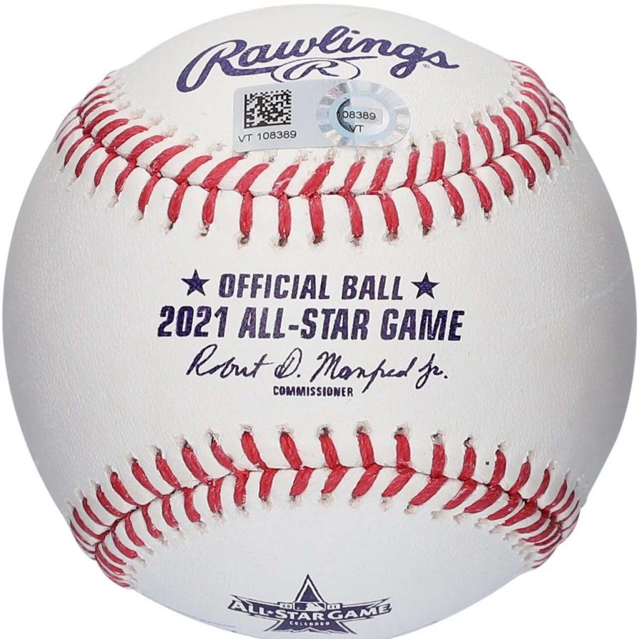 Collectibles & Memorabilia * | Autographed Toronto Blue Jays Vladimir Guerrero Jr. Fanatics Authentic 2021 All-Star Game Logo Baseball With "2021 Asg Mvp" Inscription