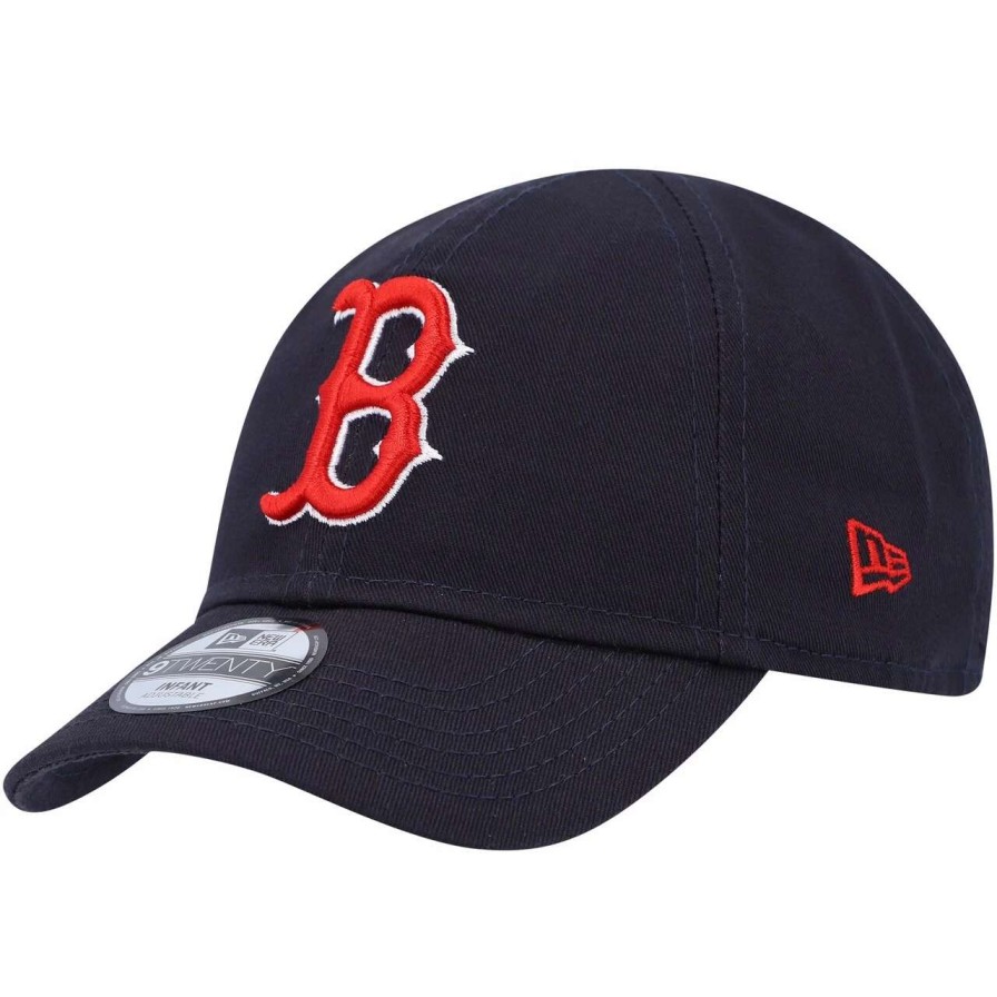 Team * | Newborn & Infant Boston Red Sox New Era Navy My First 9Twenty Stretch Fit Hat