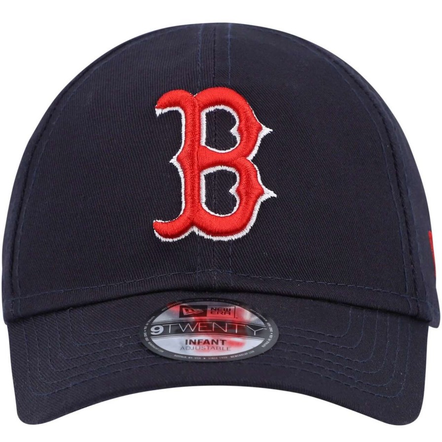 Team * | Newborn & Infant Boston Red Sox New Era Navy My First 9Twenty Stretch Fit Hat