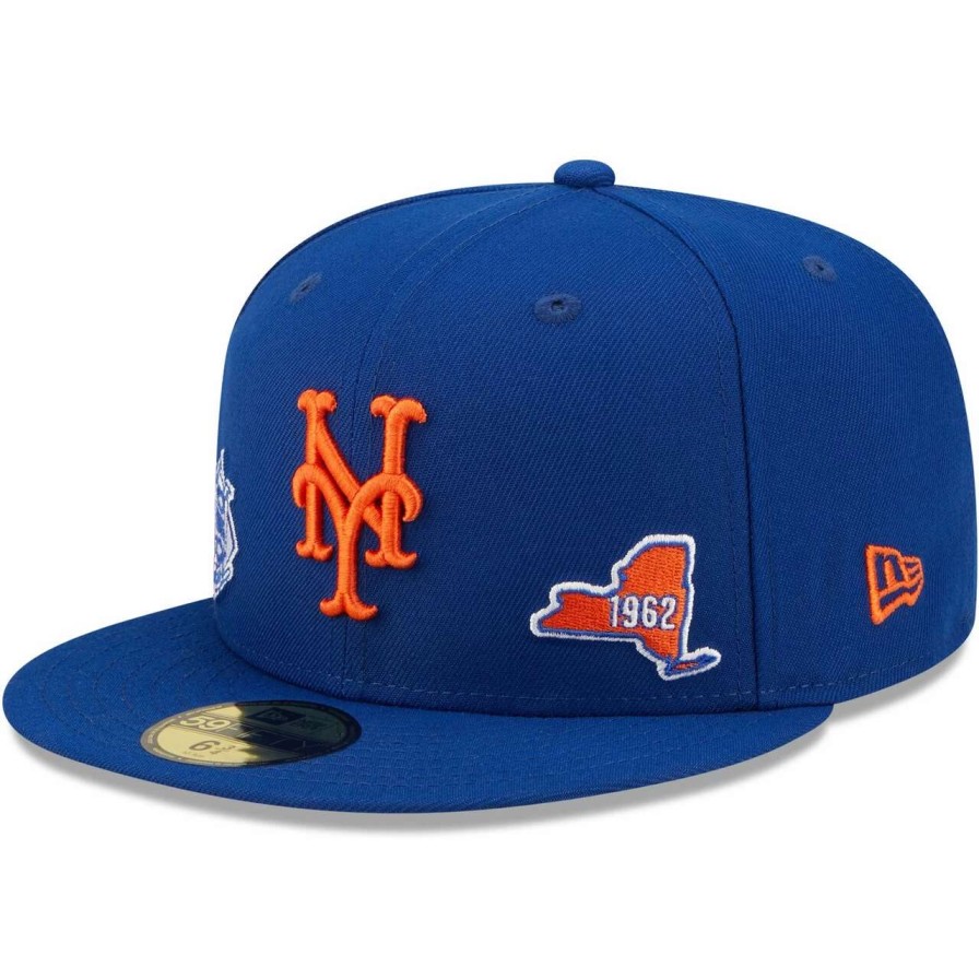 Team * | Men'S New York Mets New Era Royal Identity 59Fifty Fitted Hat