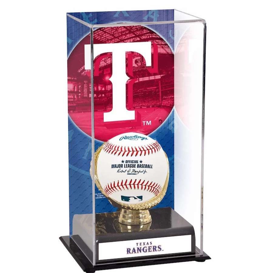 Collectibles & Memorabilia * | Texas Rangers Fanatics Authentic Sublimated Display Case With Image