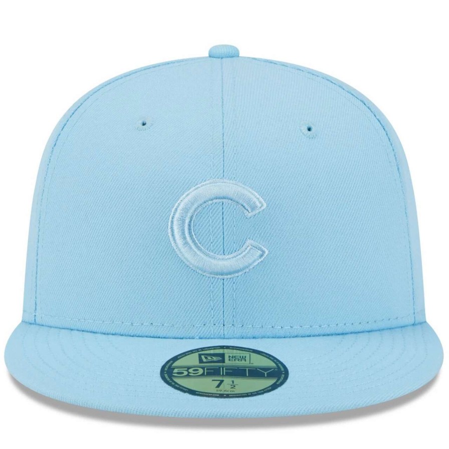 Team * | Men'S Chicago Cubs New Era Light Blue 2023 Spring Color Basic 59Fifty Fitted Hat