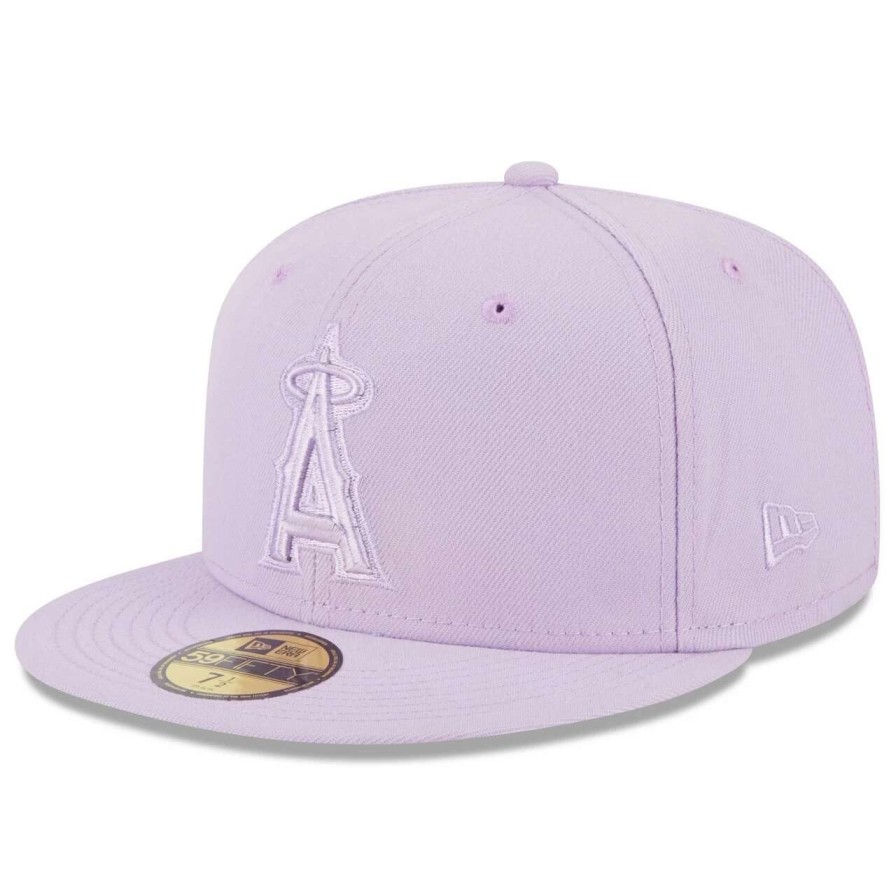 Team * | Men'S Los Angeles Angels New Era Lavender 2023 Spring Color Basic 59Fifty Fitted Hat