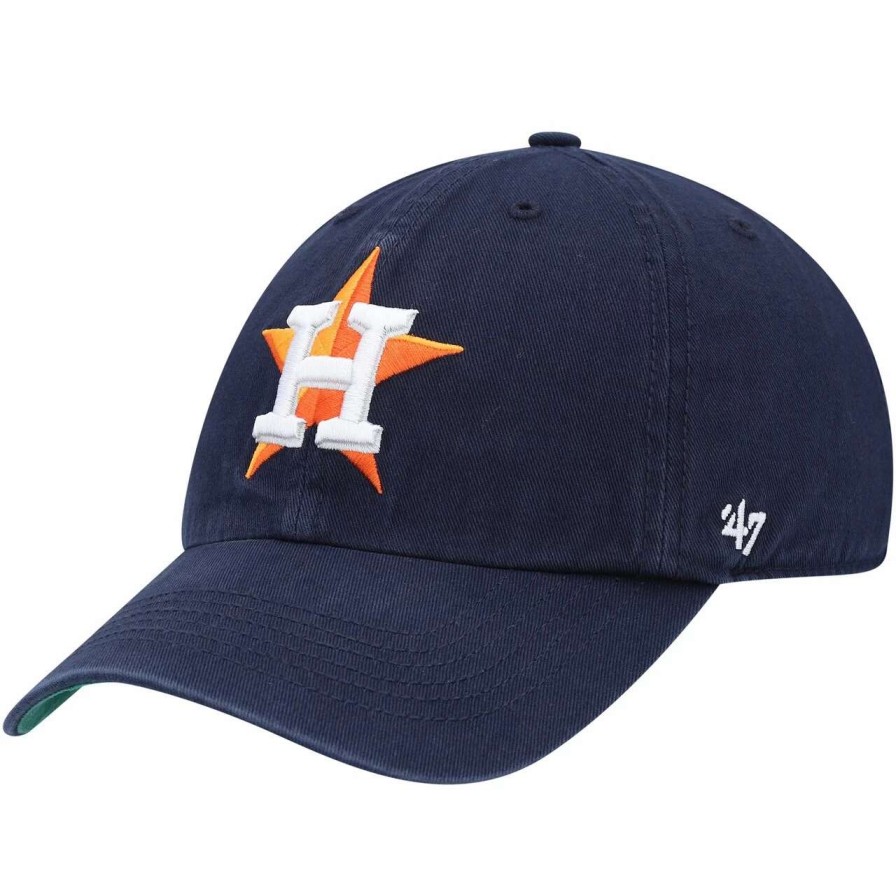 Team * | Men'S Houston Astros '47 Navy Team Franchise Fitted Hat