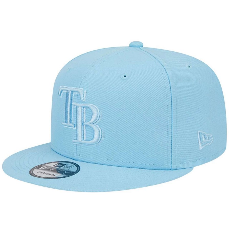 Team * | Men'S Tampa Bay Rays New Era Light Blue Spring Color Basic 9Fifty Snapback Hat