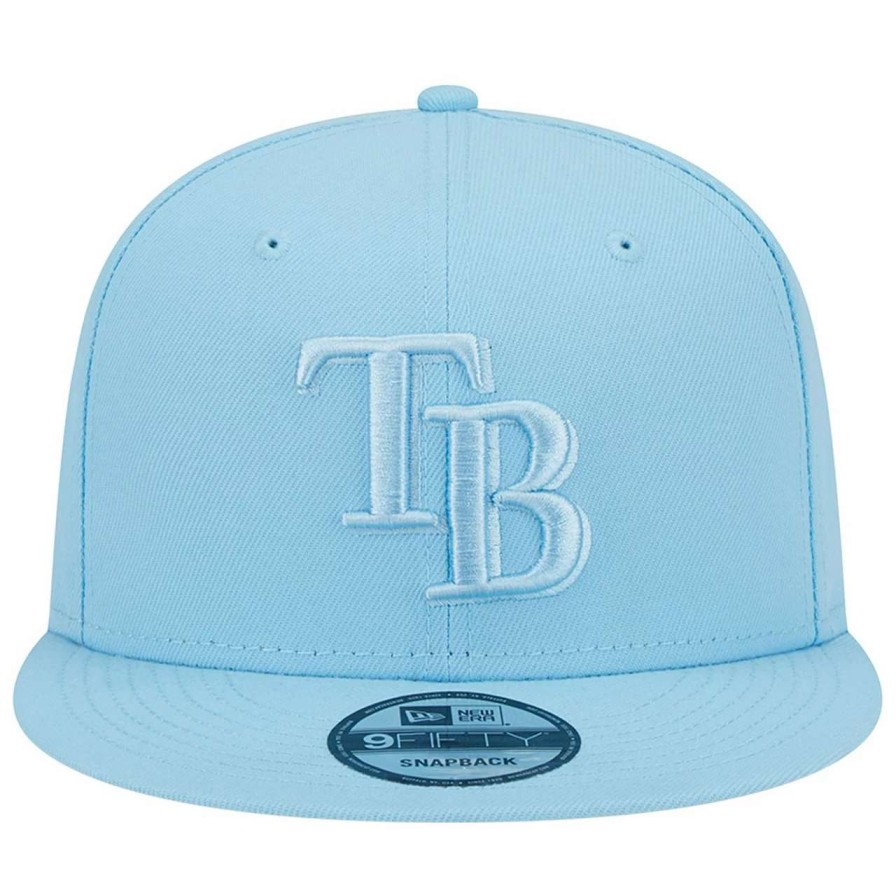 Team * | Men'S Tampa Bay Rays New Era Light Blue Spring Color Basic 9Fifty Snapback Hat