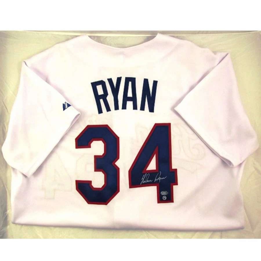 Collectibles & Memorabilia * | Nolan Ryan Autographed Authentic Texas Rangers Jersey (Majestic)