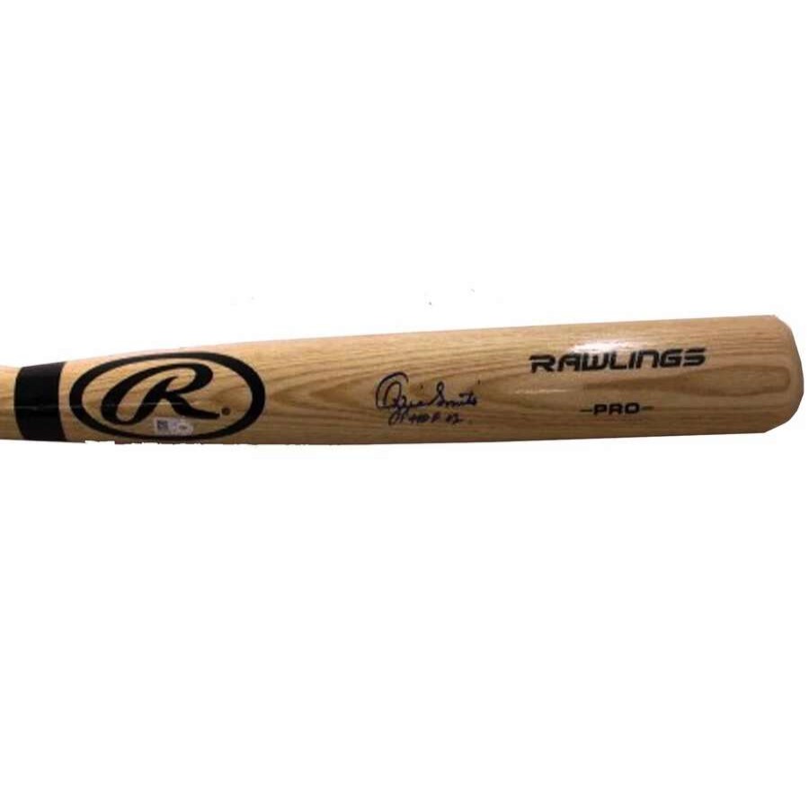 Collectibles & Memorabilia * | Ozzie Smith Autographed Rawlings Pro Bat With Hof 02 Inscription