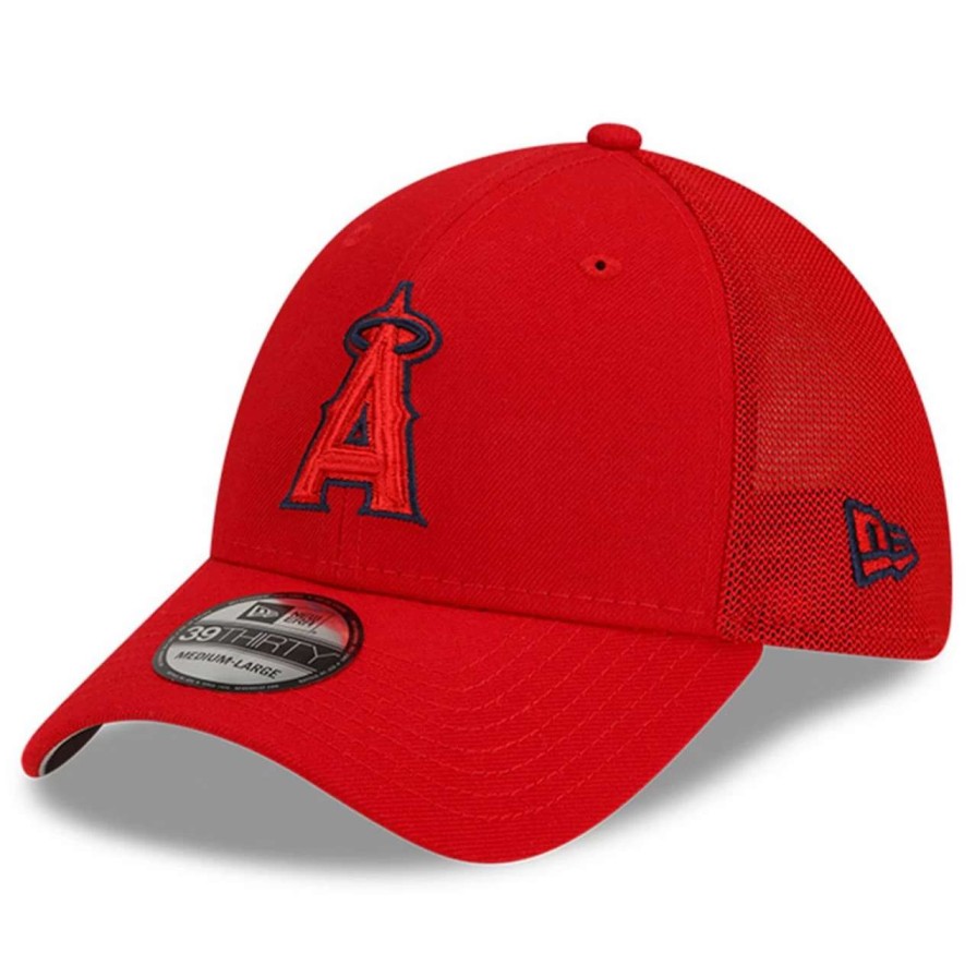 Team * | Men'S Los Angeles Angels New Era Red 2023 Batting Practice 39Thirty Flex Hat