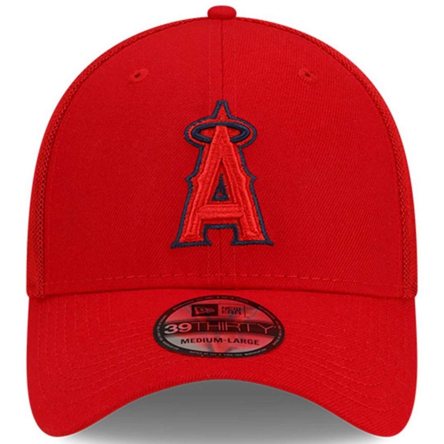 Team * | Men'S Los Angeles Angels New Era Red 2023 Batting Practice 39Thirty Flex Hat