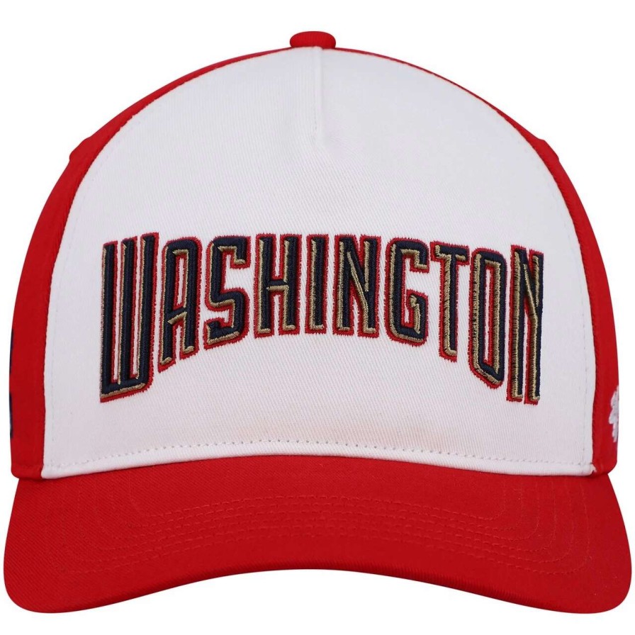 Team * | Men'S Washington Nationals '47 Red/White Cooperstown Collection Retro Contra Hitch Snapback Hat