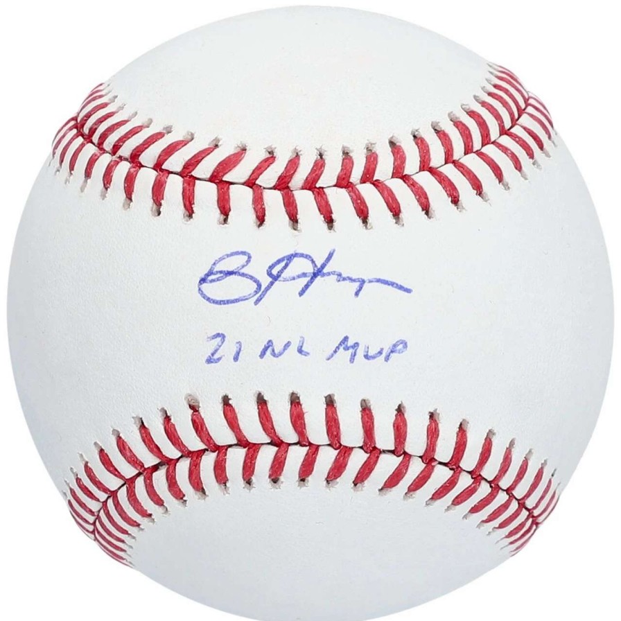 Collectibles & Memorabilia * | Autographed Philadelphia Phillies Bryce Harper Fanatics Authentic Baseball With "21 Nl Mvp" Inscription