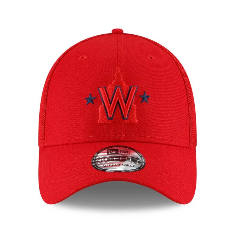 Team * | Men'S Washington Nationals New Era Red 2023 Spring Training 39Thirty Flex Hat