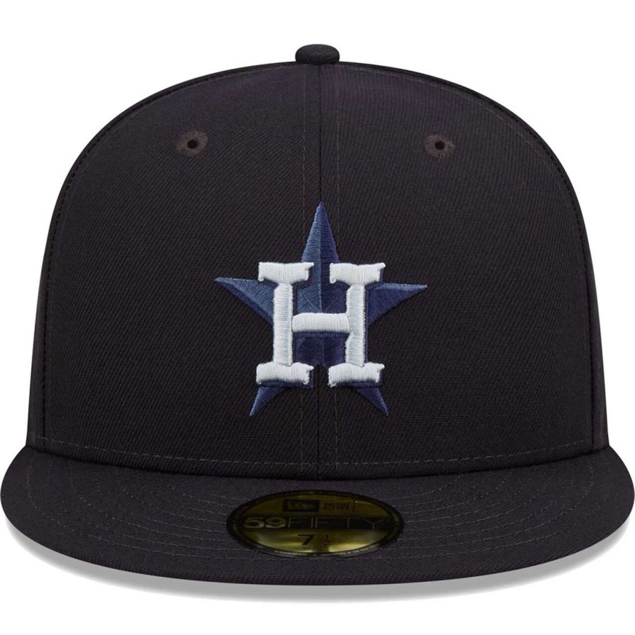 Team * | Men'S Houston Astros New Era Navy Monochrome Camo 59Fifty Fitted Hat