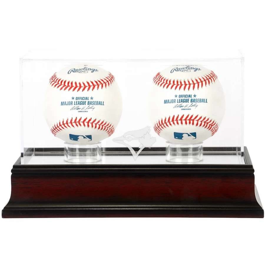 Collectibles & Memorabilia * | Toronto Blue Jays Fanatics Authentic Mahogany 2-Baseball Display Case