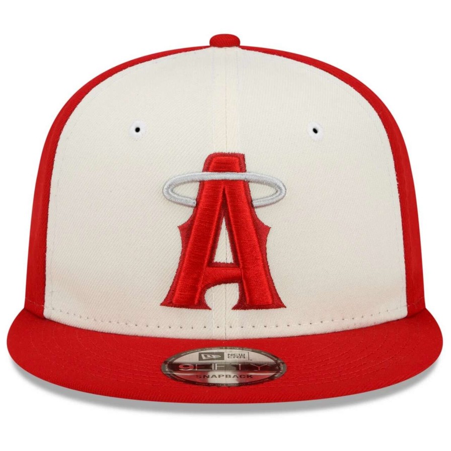 Team * | Men'S Los Angeles Angels New Era Red 2022 City Connect 9Fifty Snapback Adjustable Hat