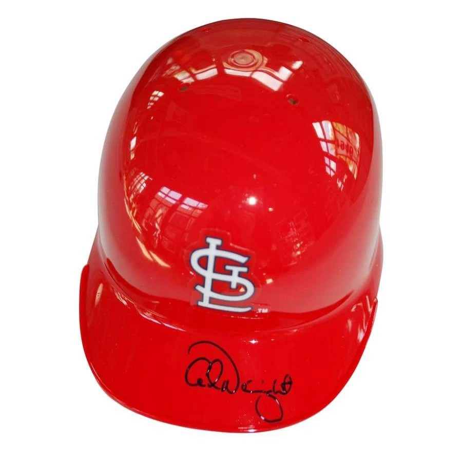 Collectibles & Memorabilia * | St. Louis Cardinals Adam Wainwright Autographed Mini Batting Helmet