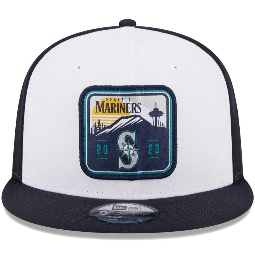 Team * | Men'S Seattle Mariners New Era White 2023 Mlb All-Star Game Logo 9Fifty Snapback Hat