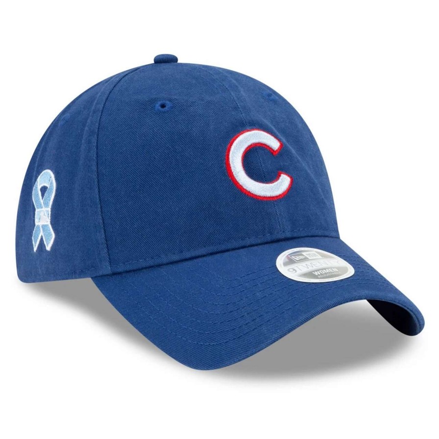 Team * | Women'S Chicago Cubs New Era Royal 2021 Father'S Day 9Twenty Adjustable Hat