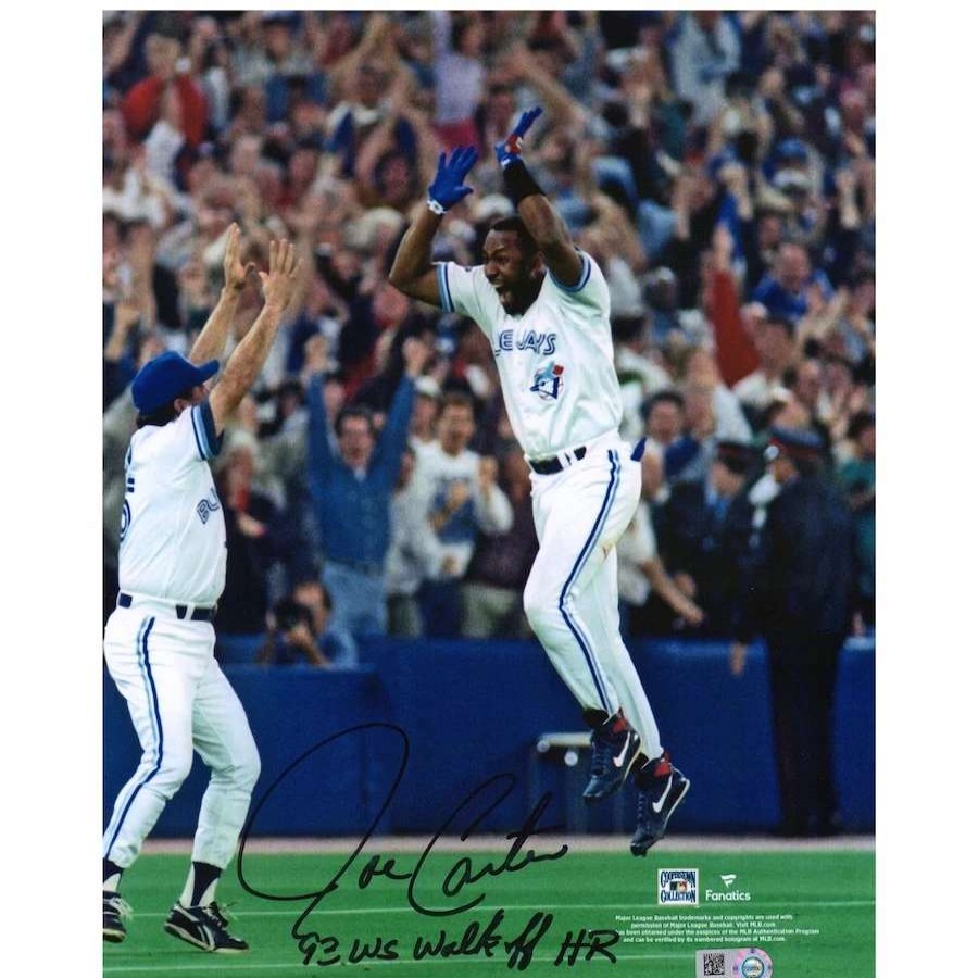 Collectibles & Memorabilia * | Toronto Blue Jays Joe Carter Fanatics Authentic Autographed 8 X 10 1993 World Series Walk-Off Home Run Photograph With "93 Ws Walkoff Hr" Inscription