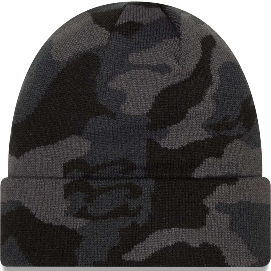 Team * | Men'S Chicago Cubs New Era Camo Cuffed Knit Hat