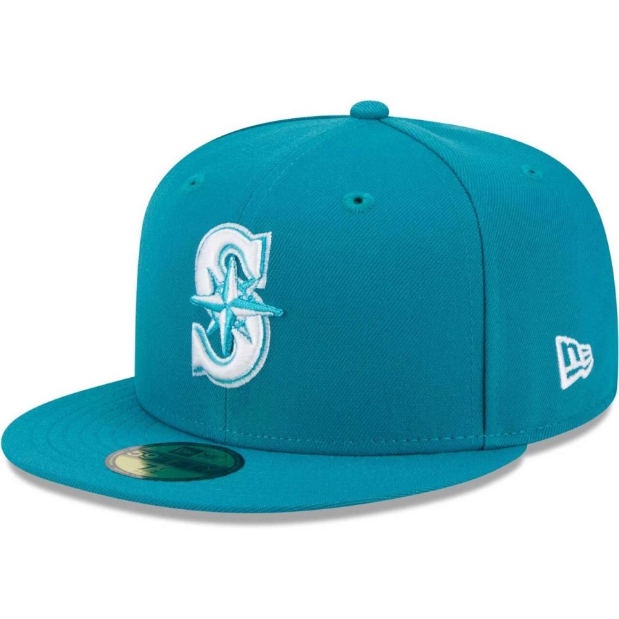 Team * | Men'S Seattle Mariners New Era Turquoise 59Fifty Fitted Hat