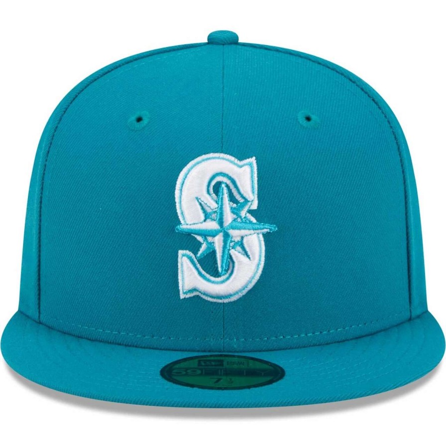 Team * | Men'S Seattle Mariners New Era Turquoise 59Fifty Fitted Hat