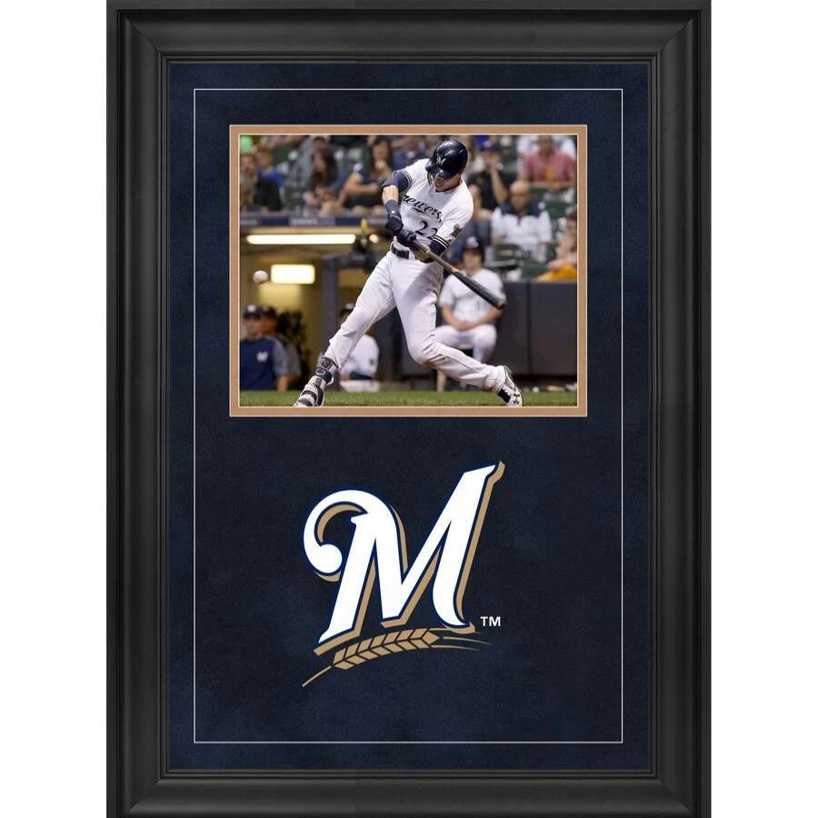 Collectibles & Memorabilia * | Milwaukee Brewers Fanatics Authentic Deluxe Framed 8 X 10 Horizontal Photograph Frame With Team Logo