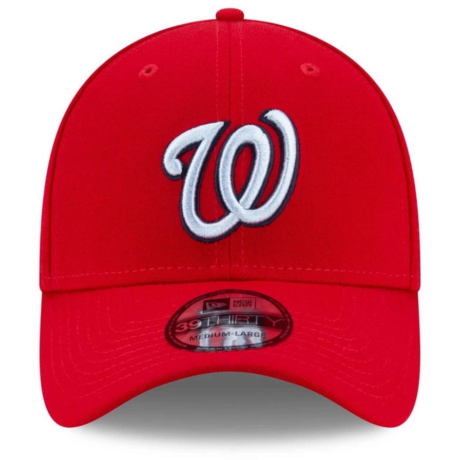 Team * | Men'S Washington Nationals New Era Red 2021 Father'S Day 39Thirty Flex Hat