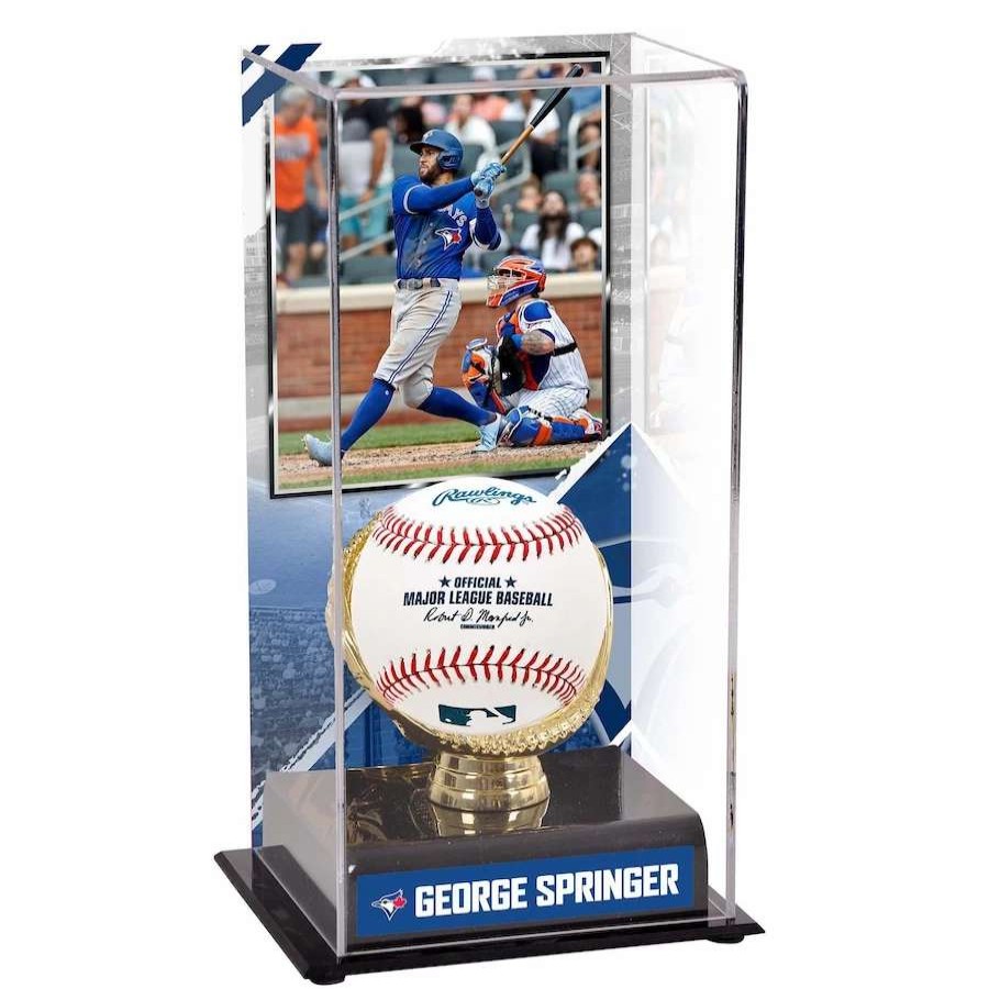 Collectibles & Memorabilia * | Toronto Blue Jays George Springer Fanatics Authentic Gold Glove Display Case With Image