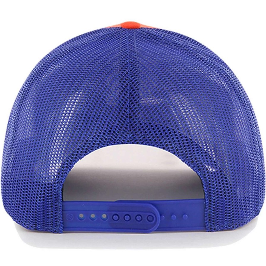 Team * | Men'S New York Mets '47 Orange Secondary Trucker Snapback Hat