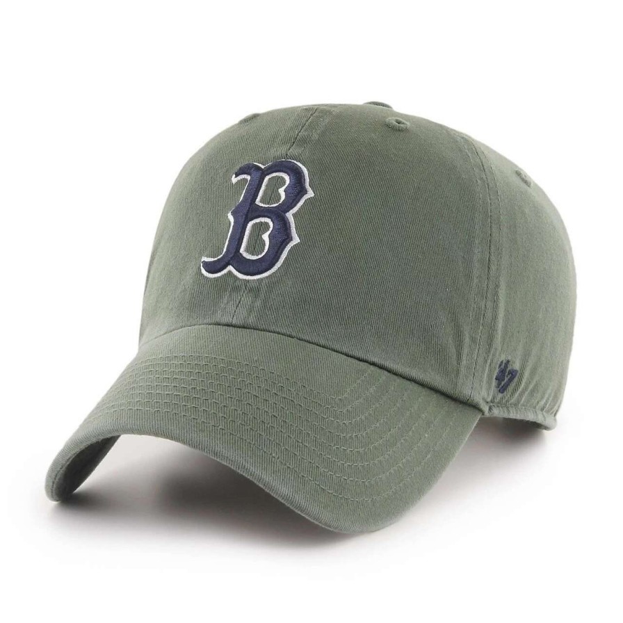 Team * | Men'S Boston Red Sox '47 Green Moss Clean Up Adjustable Hat