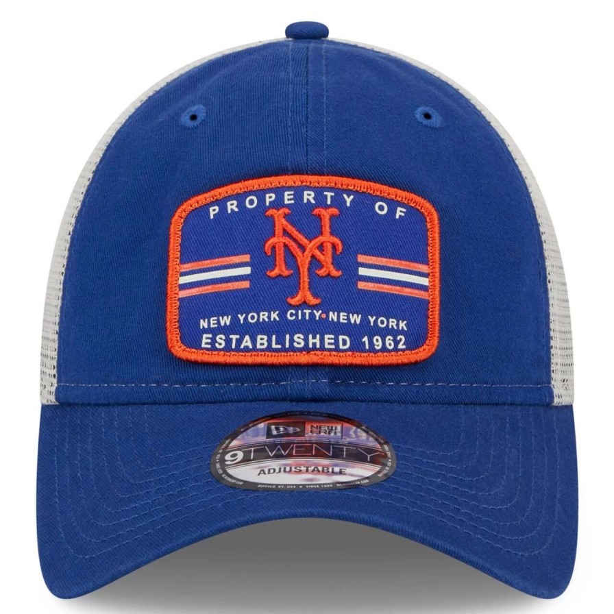 Team * | Men'S New York Mets New Era Royal Property Trucker 9Twenty Snapback Hat