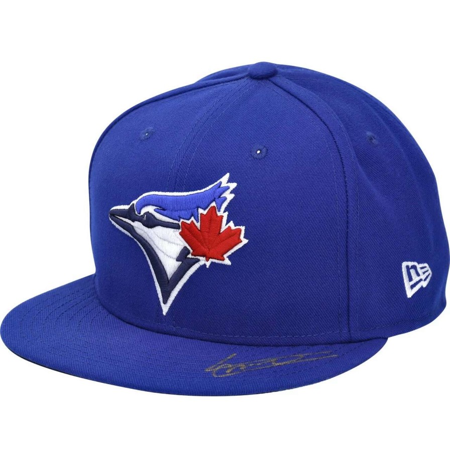 Collectibles & Memorabilia * | Vladimir Guerrero Jr. Toronto Blue Jays Autographed Topps New Era Royal Baseball Cap